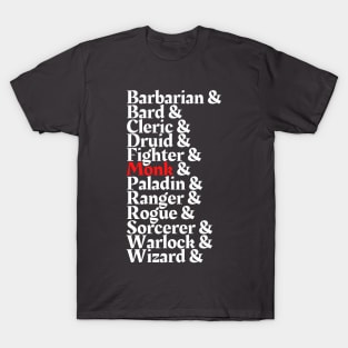 I'm The Monk - D&D All Class T-Shirt